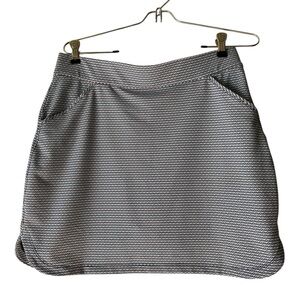 Peter Millar Martini Glass Golf Skirt blue red ladies size Medium NEW